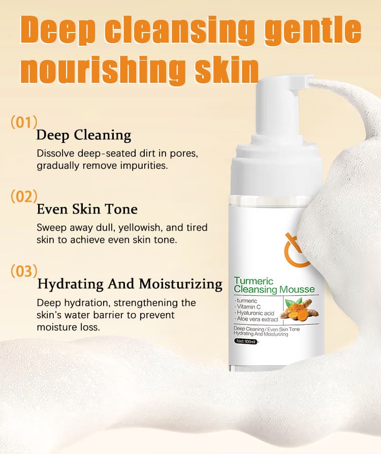 Turmeric Bubble Cleansing Mousse