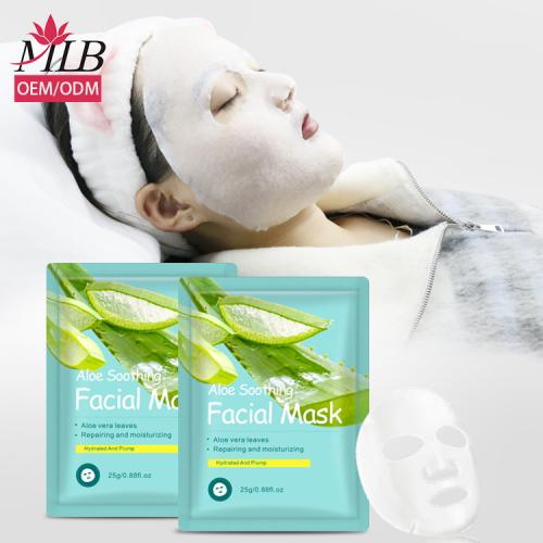 Maschera viso naturale al collagene di aloe vera
